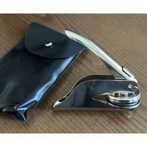 Vintage Ideal Corporate Seal VMV EnterprisesPress Stamp New‎ York State 1990